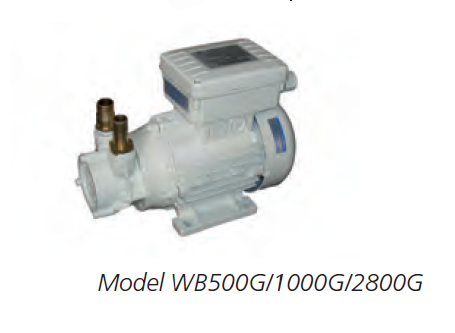 Webasto Pump magnetic drive WB 500G for BlueCool S13/S16/20. 230 Volt. 50 HZ